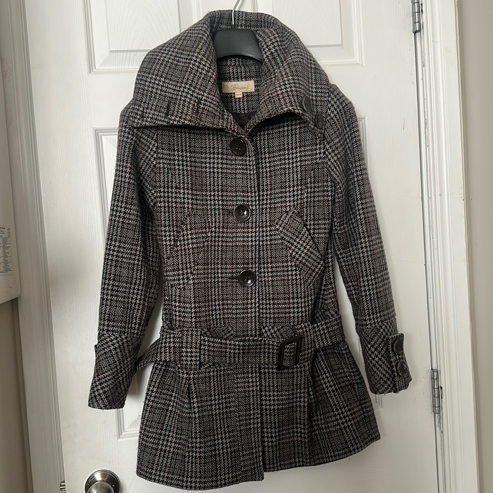 Seduction Houndstooth Wool Jacket